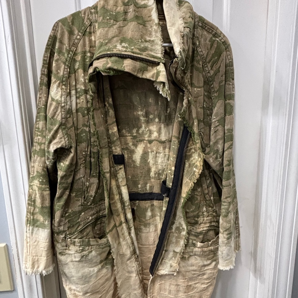 Tribe Kelley Hand-Bleached Camo Jacket